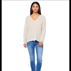 Gentle Fawn Tucker Sweater - Cream XS